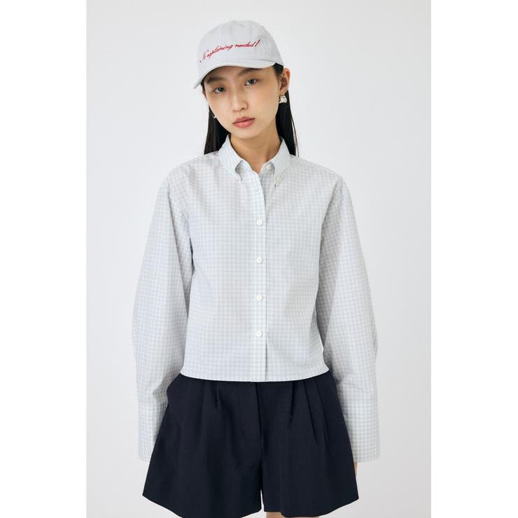 WHT | WIDE SLEEVE PLAID シャツ | MOUSSY OUTLET
