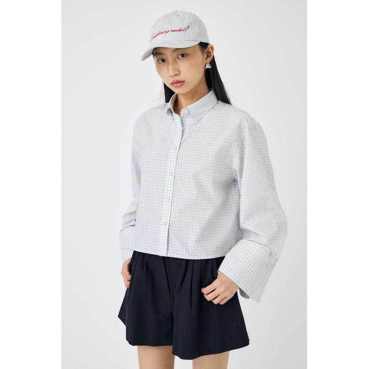 WIDE SLEEVE PLAID シャツ | MOUSSY OUTLET | 詳細画像4 