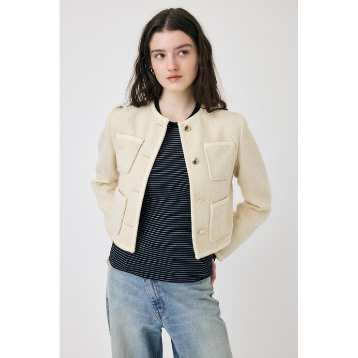 CLASSIC ツイードジャケット | MOUSSY OUTLET | 詳細画像1 