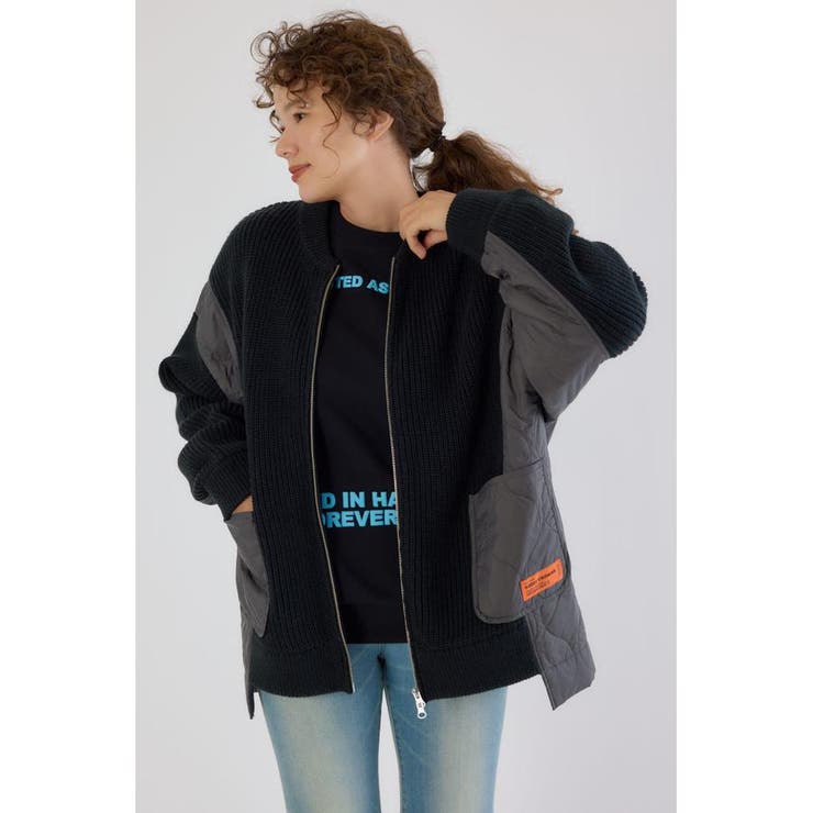 キルトドッキングニットブルゾン | RODEO CROWNS WIDE BOWL | 詳細画像15 