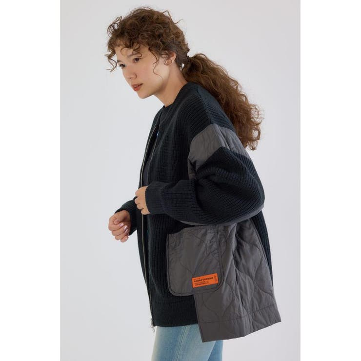 キルトドッキングニットブルゾン | RODEO CROWNS WIDE BOWL | 詳細画像16 