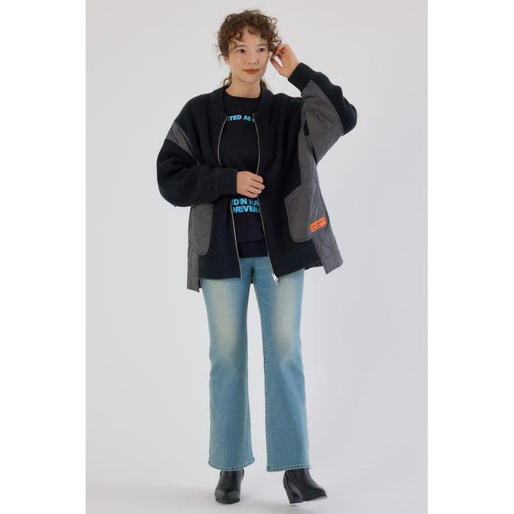 キルトドッキングニットブルゾン | RODEO CROWNS WIDE BOWL | 詳細画像18 