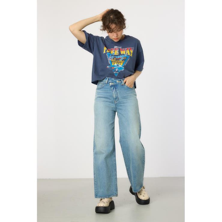 waist designフレアデニムパンツ | RODEO CROWNS WIDE BOWL | 詳細画像12 