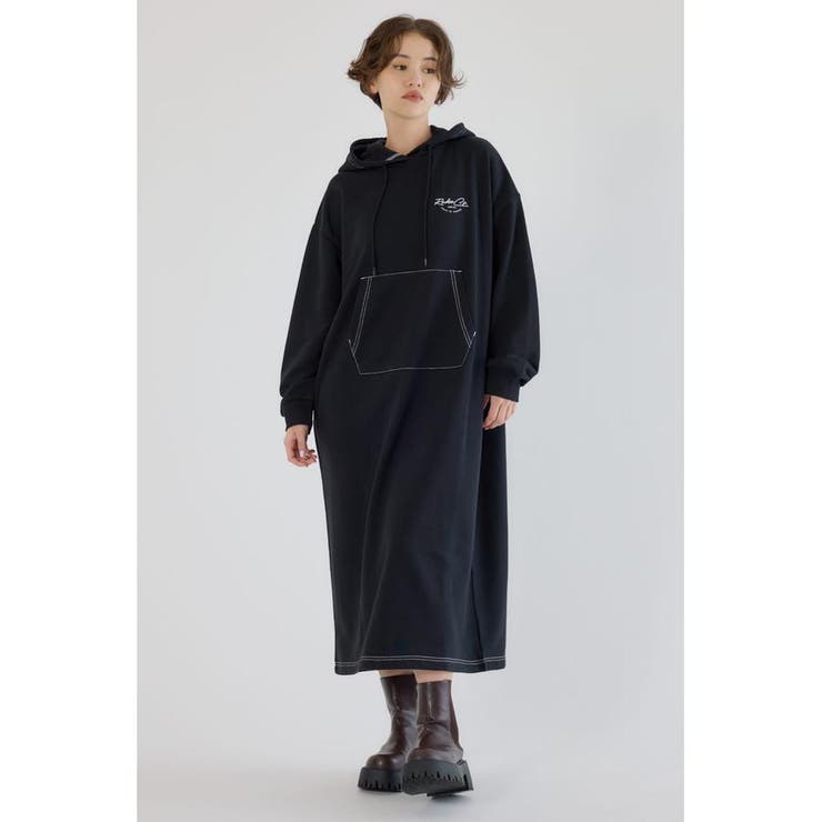 RCSカラーステッチパーカーワンピース | RODEO CROWNS WIDE BOWL | 詳細画像4 