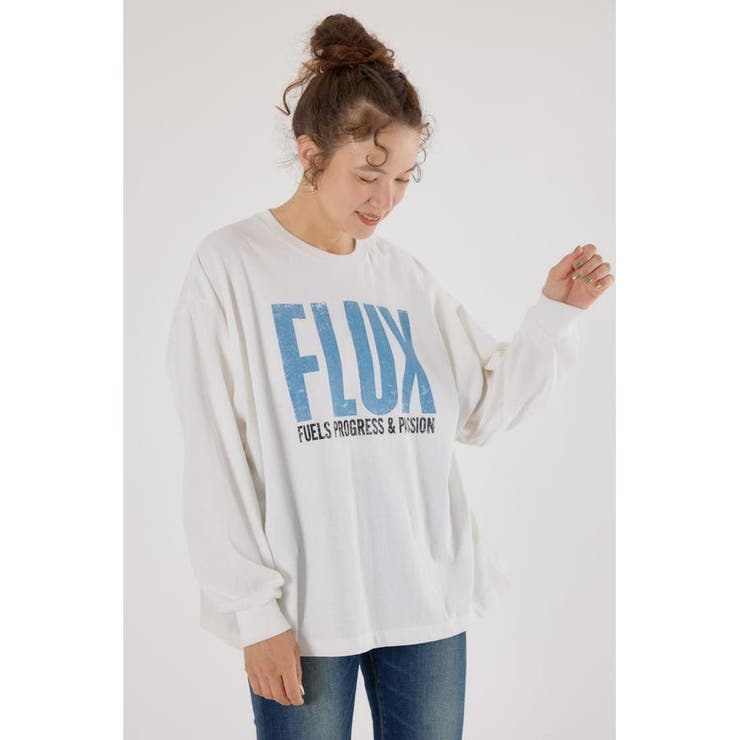 O/WHT1 | バックドッキングロングスリーブTシャツ | RODEO CROWNS WIDE BOWL