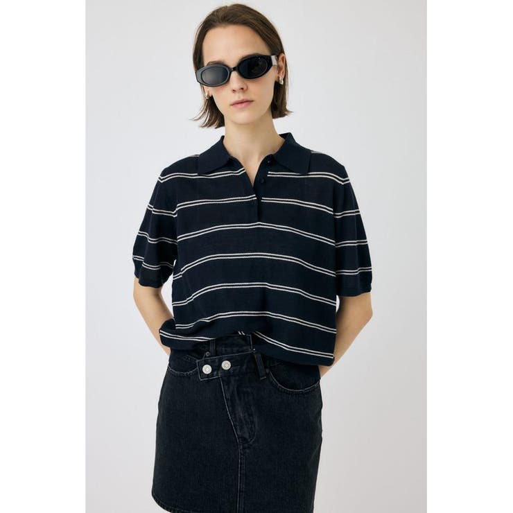 MESH KNIT LOOSE ポロ | MOUSSY OUTLET | 詳細画像13 