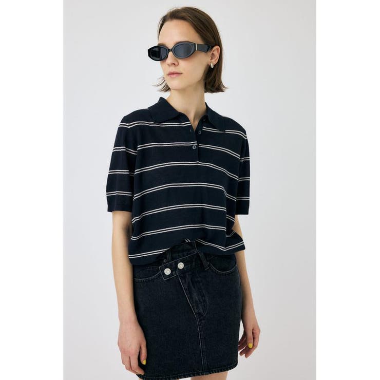MESH KNIT LOOSE ポロ | MOUSSY OUTLET | 詳細画像14 