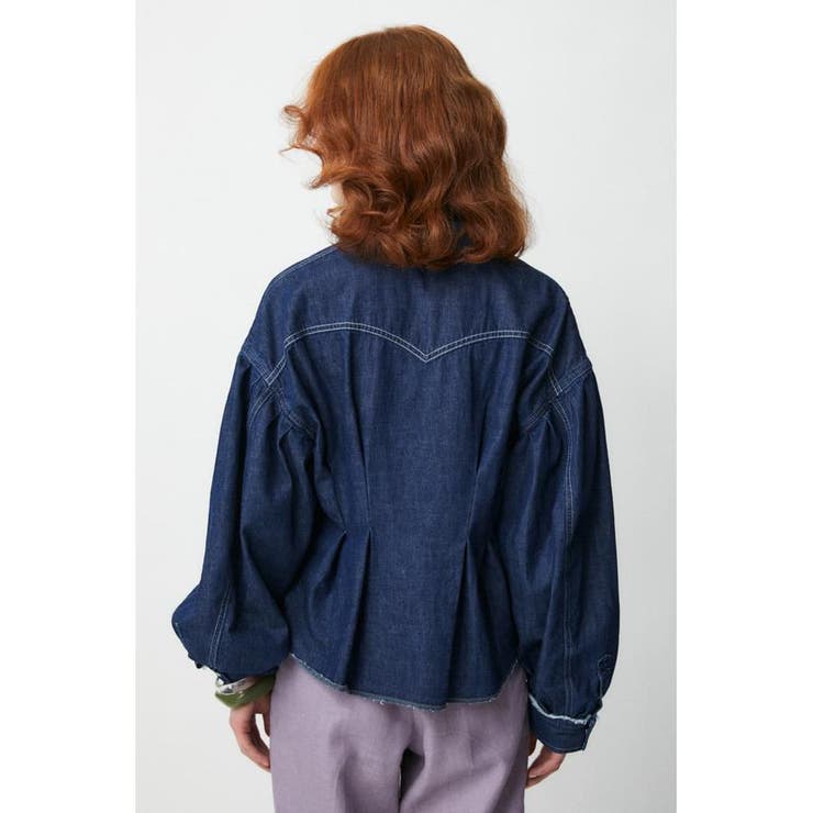 WAIST TUCK PANEL DENIM シャツ[品番：BJLW0020138]｜MOUSSY OUTLET