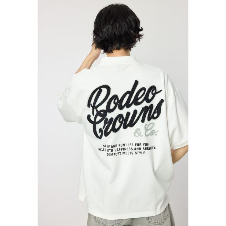 バックサガラロゴポロシャツ | RODEO CROWNS WIDE BOWL | 詳細画像5 