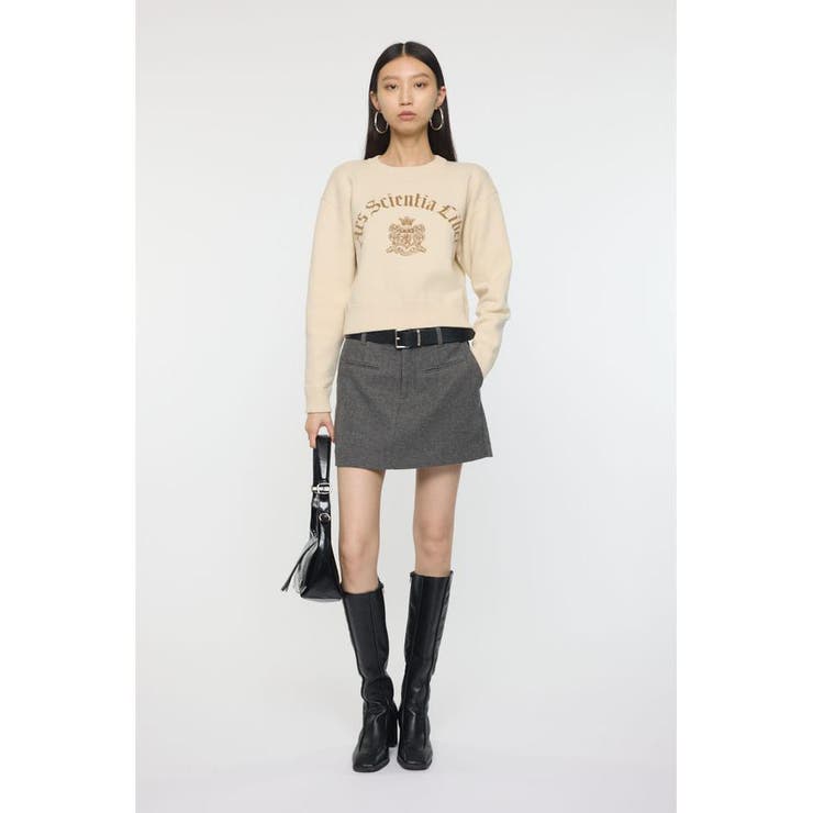 SWEATLIKE JAQUARD セーター | MOUSSY OUTLET | 詳細画像2 
