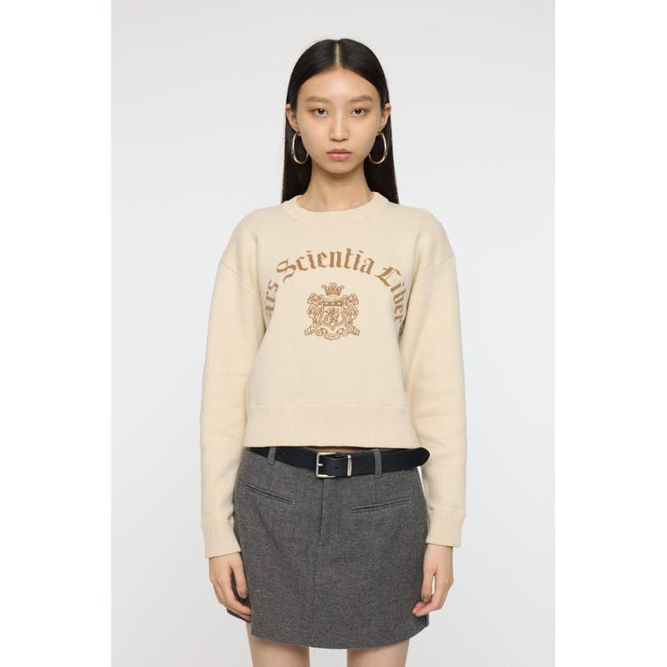 SWEATLIKE JAQUARD セーター | MOUSSY OUTLET | 詳細画像4 