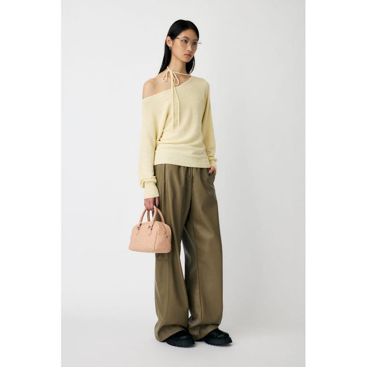ONE SHOULDER ニットトップス | MOUSSY OUTLET | 詳細画像2 