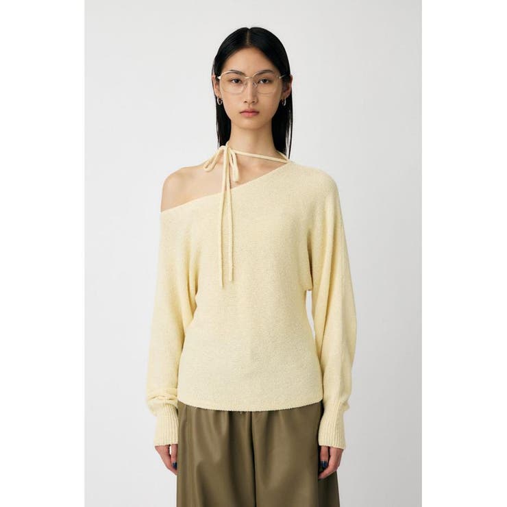 ONE SHOULDER ニットトップス | MOUSSY OUTLET | 詳細画像5 