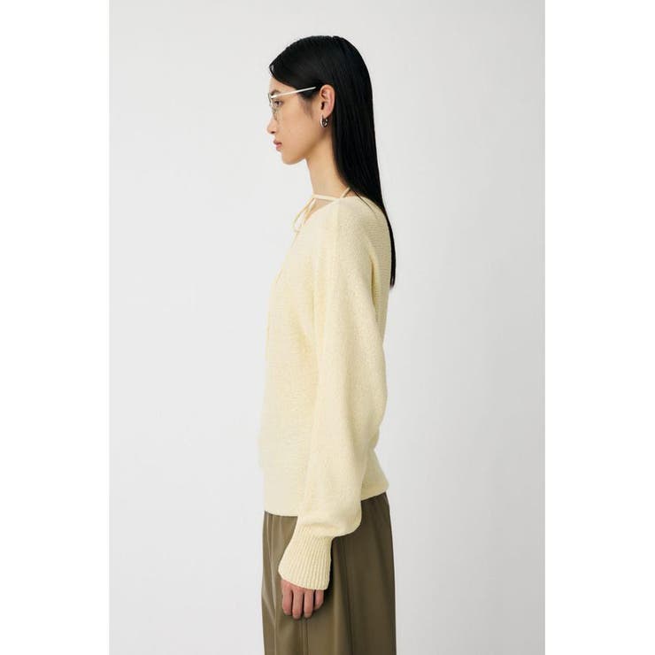 ONE SHOULDER ニットトップス | MOUSSY OUTLET | 詳細画像7 