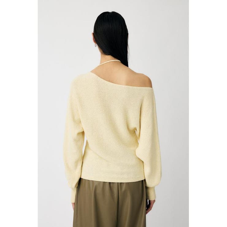ONE SHOULDER ニットトップス | MOUSSY OUTLET | 詳細画像8 