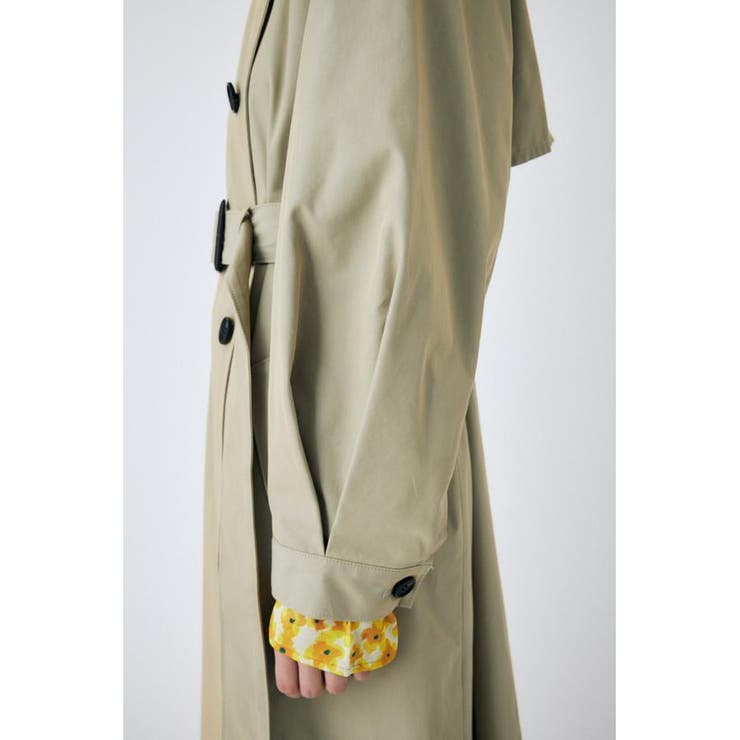 COLLARLESS TRENCH コート[品番：BJLW0024980]｜MOUSSY OUTLET