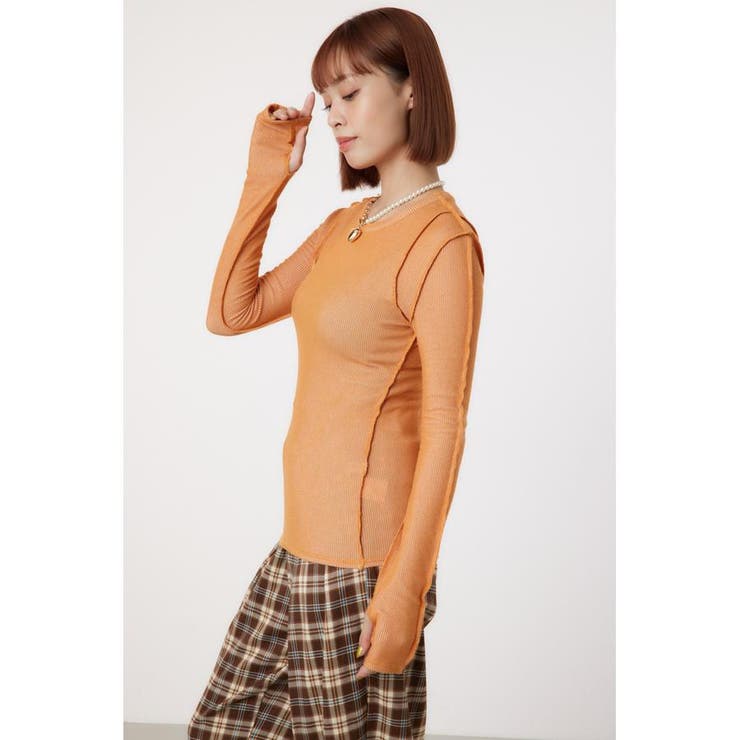 STITCH SLIM リブトップス | RODEO CROWNS WIDE BOWL | 詳細画像2 