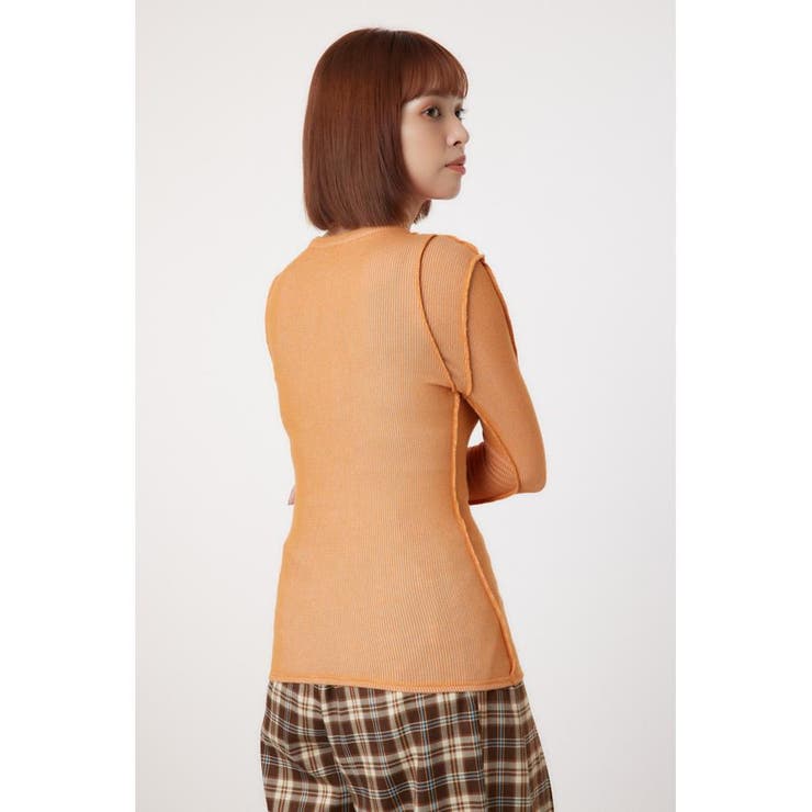 STITCH SLIM リブトップス | RODEO CROWNS WIDE BOWL | 詳細画像5 