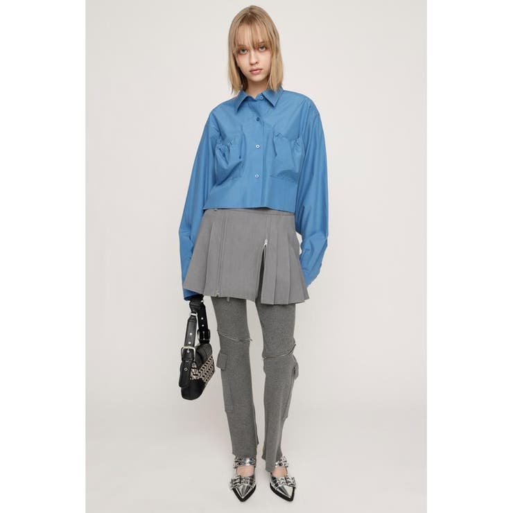 GATHER POCKET CROPPED シャツ | SLY OUTLET | 詳細画像9 