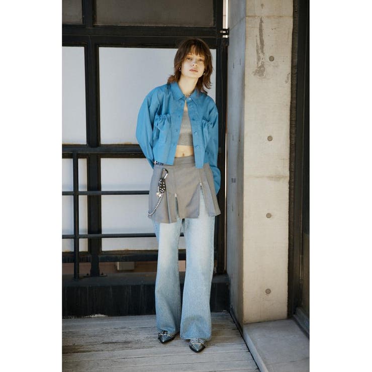 GATHER POCKET CROPPED シャツ | SLY OUTLET | 詳細画像20 