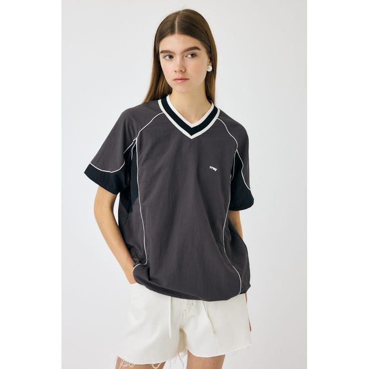 L/BLK1 | PIPING OVER トップス | MOUSSY OUTLET