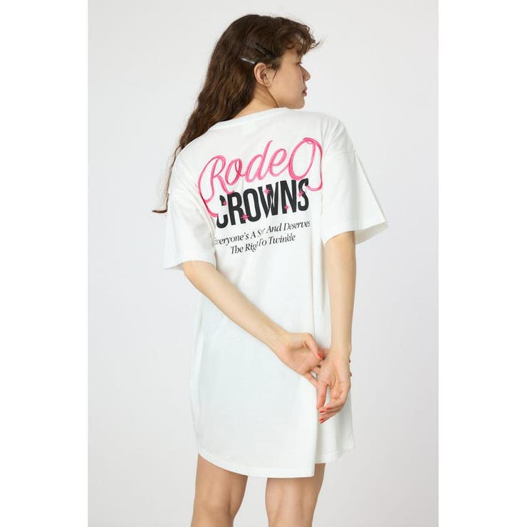 ラメ糸刺繍ロゴワンピース | RODEO CROWNS WIDE BOWL | 詳細画像1 