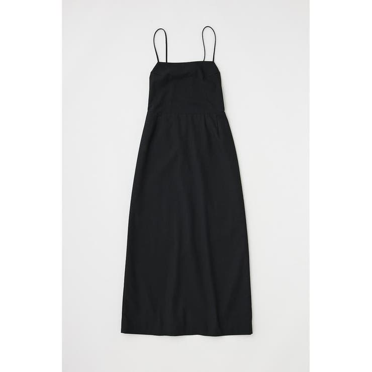 BLK | キャミワンピース リサイクルポリエステル×レーヨン混 | MOUSSY OUTLET