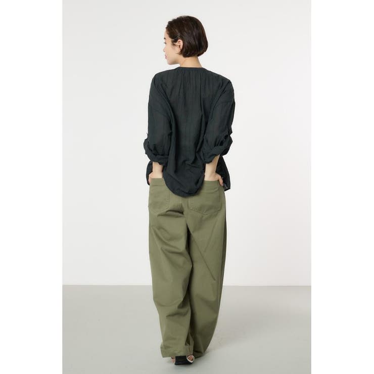 リネンライクロールアップシャツ | RODEO CROWNS WIDE BOWL | 詳細画像32 