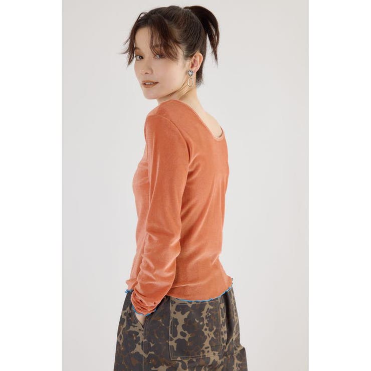 2WAYシアーベロアトップス | RODEO CROWNS WIDE BOWL | 詳細画像14 