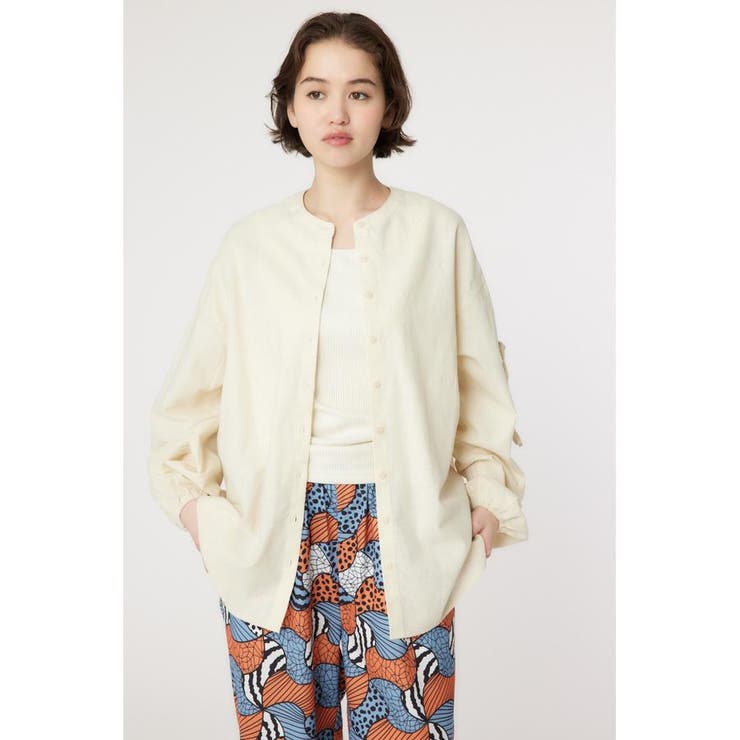 リネン アームリボンシャツ | RODEO CROWNS WIDE BOWL | 詳細画像1 