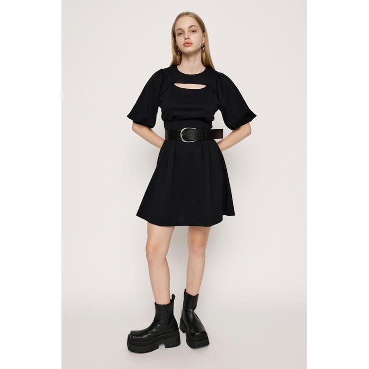 FRONT OPEN TUCK SLEEVE ショートワンピース | SLY OUTLET | 詳細画像1 