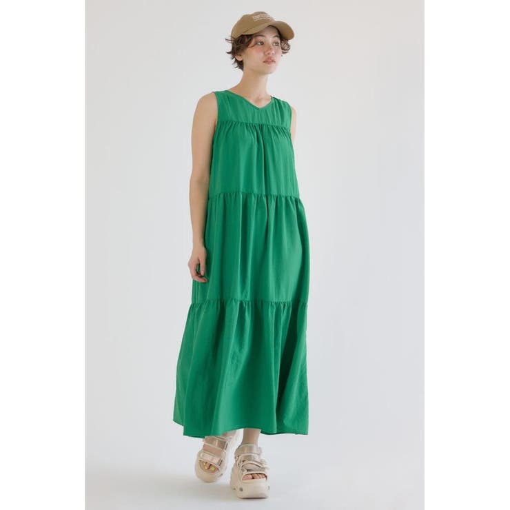 GRN | 2WAYティアードワンピース | RODEO CROWNS WIDE BOWL