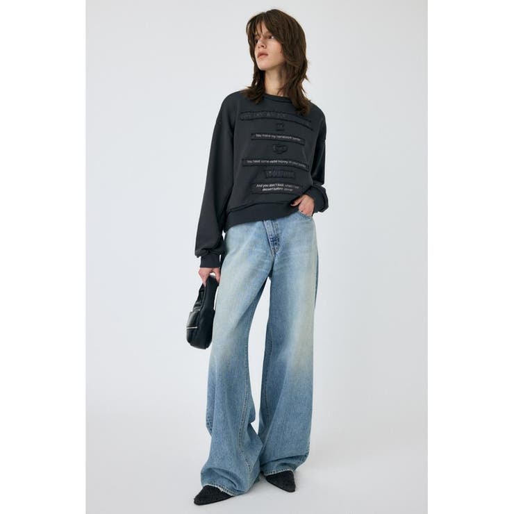 GRUNGE MESSAGE プルオーバー | MOUSSY OUTLET | 詳細画像1 