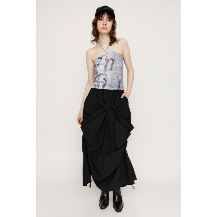BLK | FLOWING DRAPE 3D スカート | SLY OUTLET
