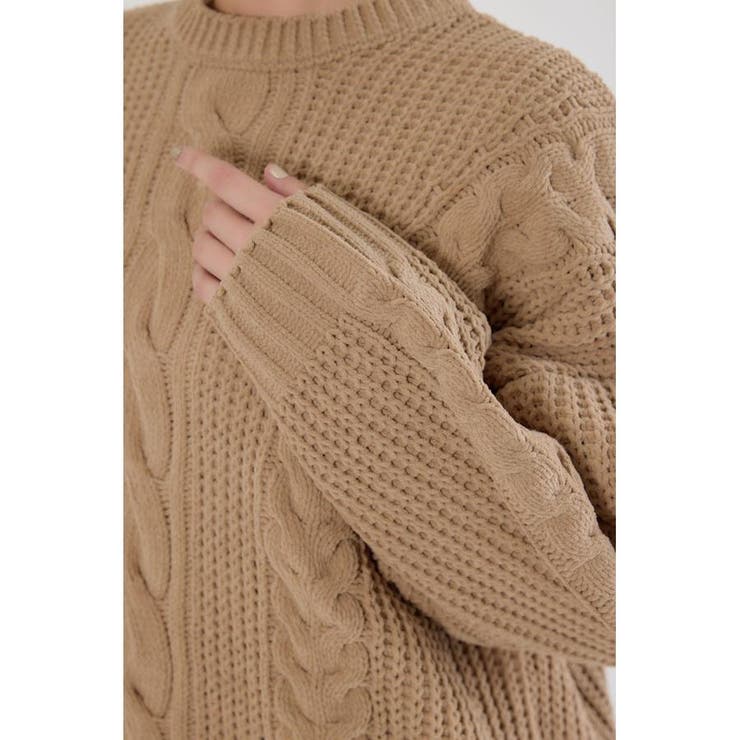 ケーブルモールニットワンピース | RODEO CROWNS WIDE BOWL | 詳細画像18 