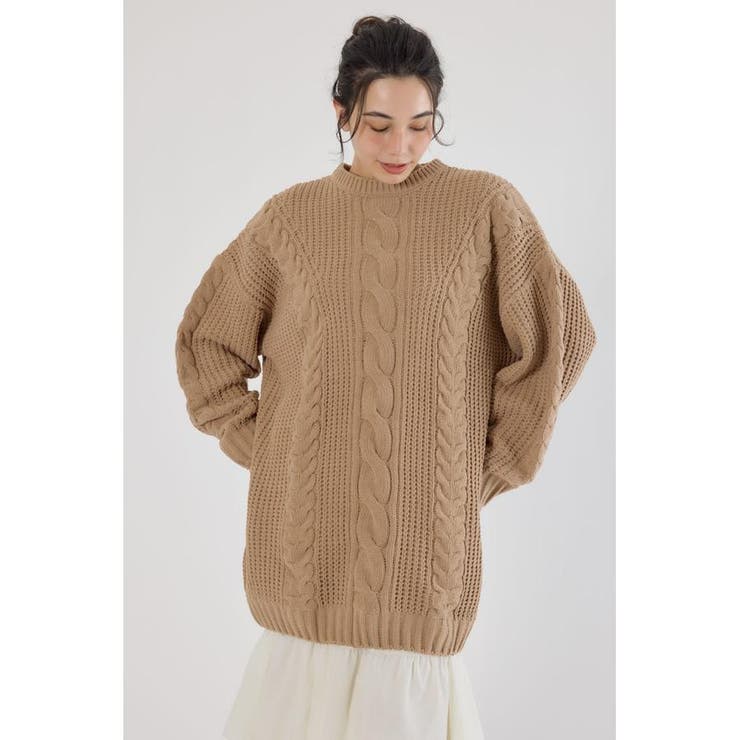 ケーブルモールニットワンピース | RODEO CROWNS WIDE BOWL | 詳細画像9 