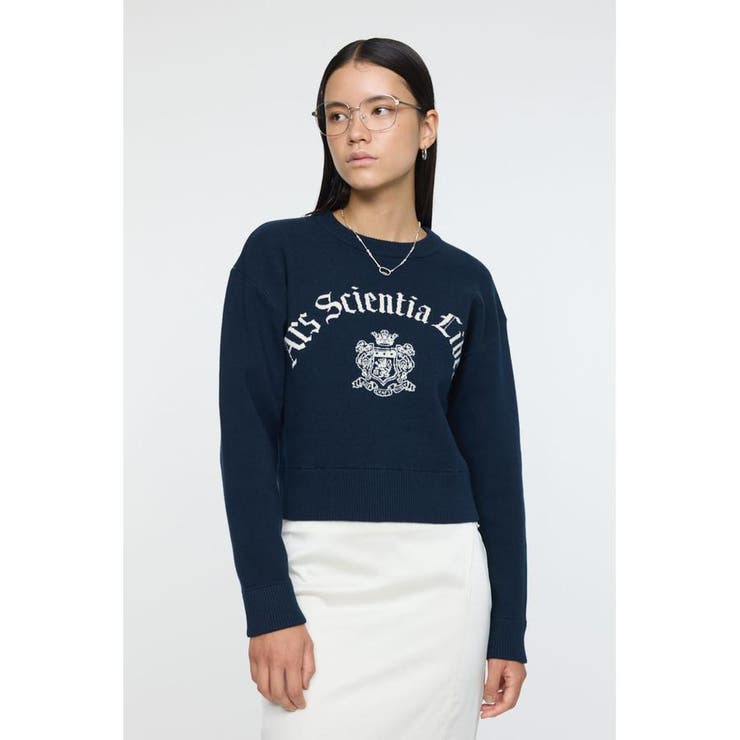 NVY | SWEATLIKE JAQUARD セーター | MOUSSY OUTLET