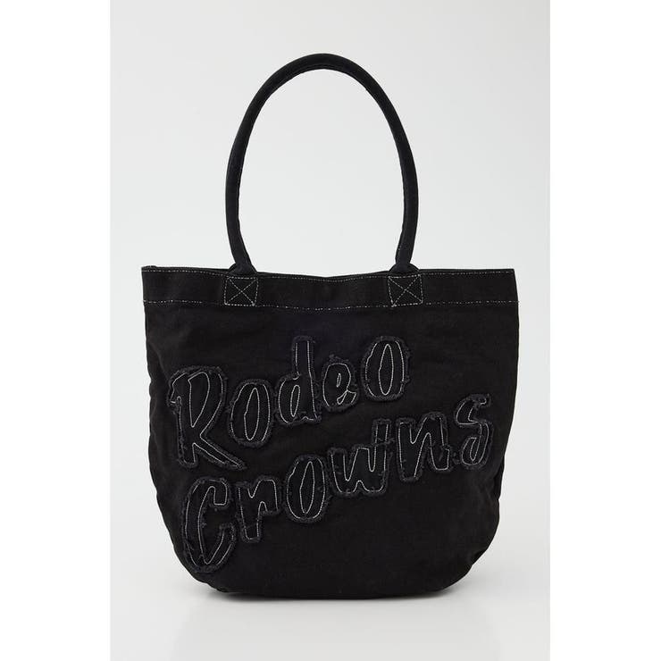 BLK | ラウンドビッグロゴトート | RODEO CROWNS WIDE BOWL