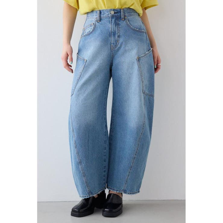 BLU | ビッグポケットバルーンデニム | RODEO CROWNS WIDE BOWL