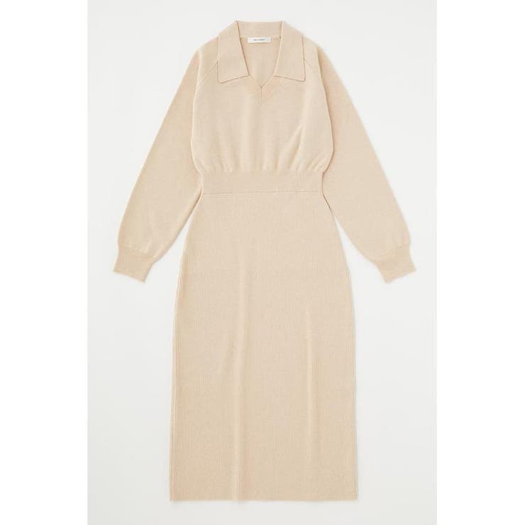 V/N COLLAR RIB ドレス | MOUSSY OUTLET | 詳細画像14