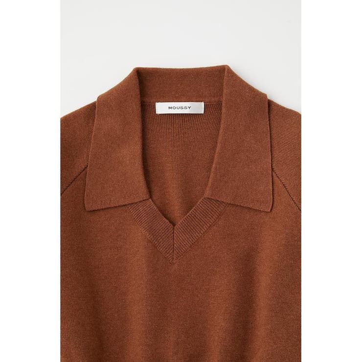 V/N COLLAR RIB ドレス | MOUSSY OUTLET | 詳細画像17