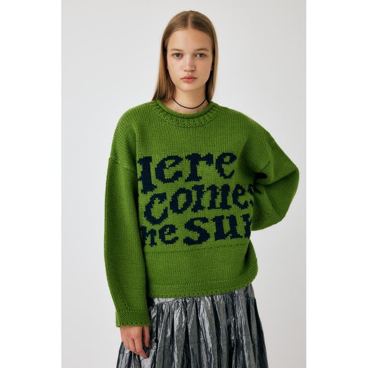 GRN | LETTERED セーター | MOUSSY OUTLET