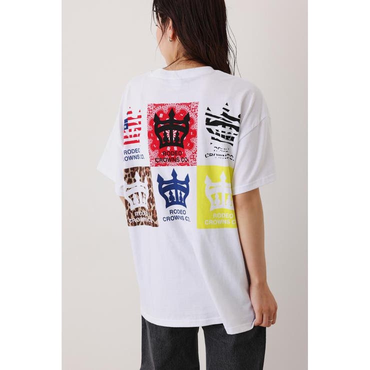 WEB限定）CROWN BOX Tシャツ[品番：BJLW0025779]｜RODEO CROWNS WIDE