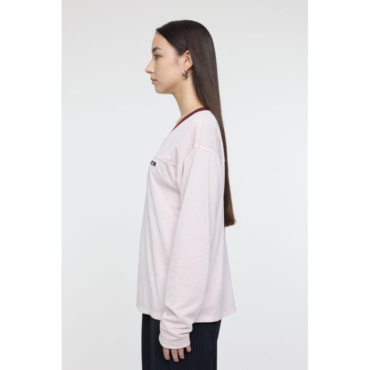 REVERSIBLE MESH L/S TSJ | MOUSSY OUTLET | 詳細画像8 