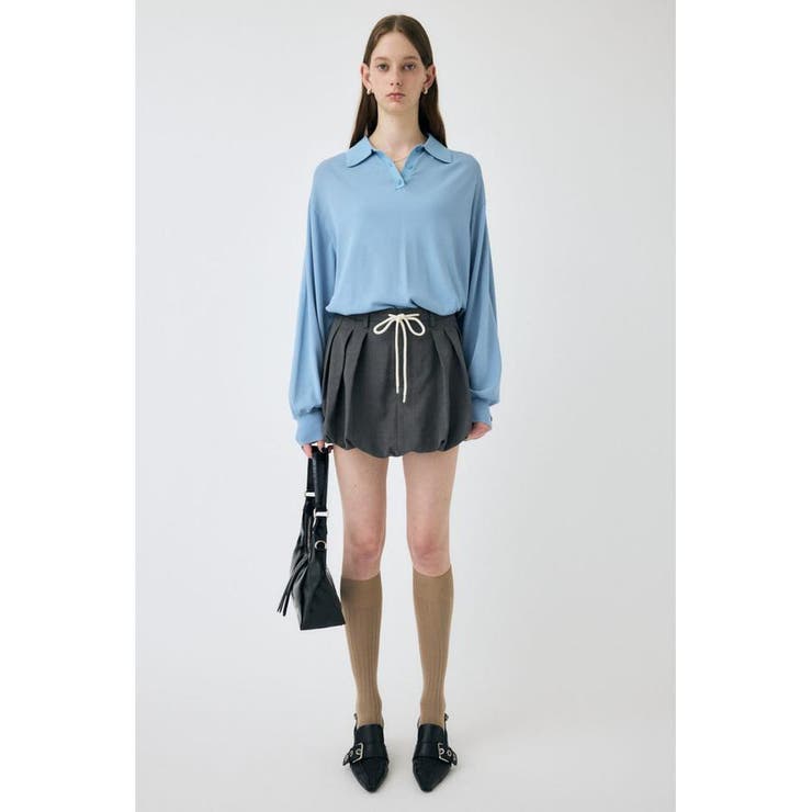 BORDER KNIT ポロ | MOUSSY OUTLET | 詳細画像13 