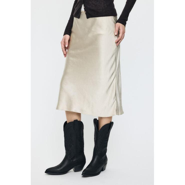 SATIN MIDI スカート | MOUSSY OUTLET | 詳細画像5 