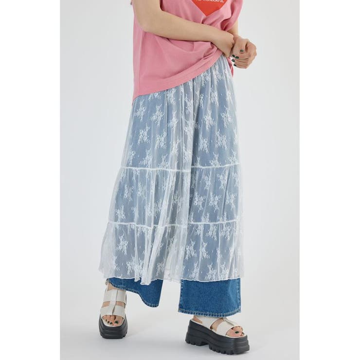 レースティアードスカート | RODEO CROWNS WIDE BOWL | 詳細画像3 