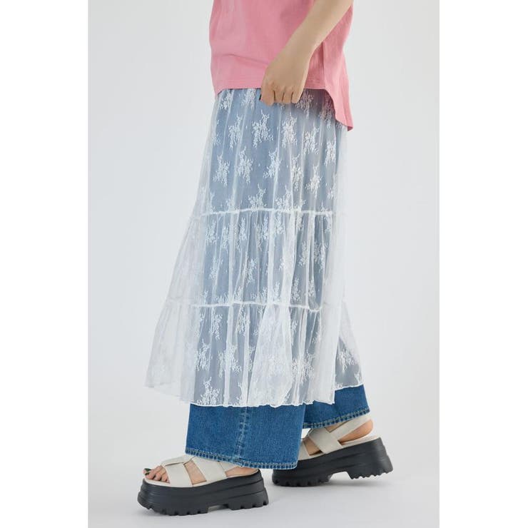 レースティアードスカート | RODEO CROWNS WIDE BOWL | 詳細画像4 