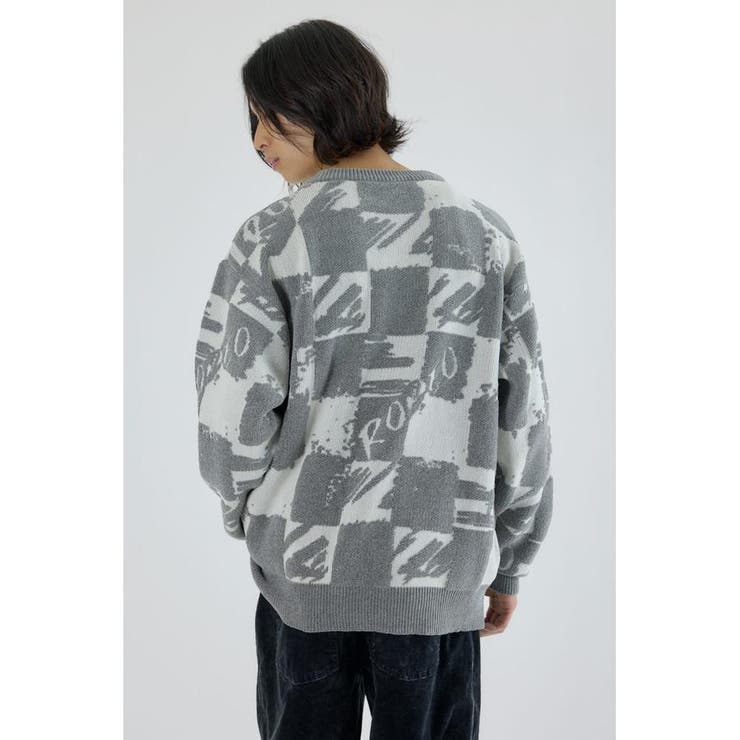 ブロークンチェックニット | RODEO CROWNS WIDE BOWL | 詳細画像4 