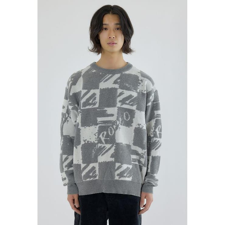 ブロークンチェックニット | RODEO CROWNS WIDE BOWL | 詳細画像7 